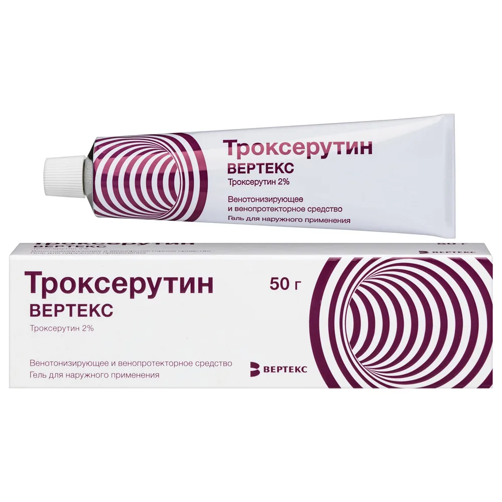Troxerutin Vertex 2% gel for external use 50 g