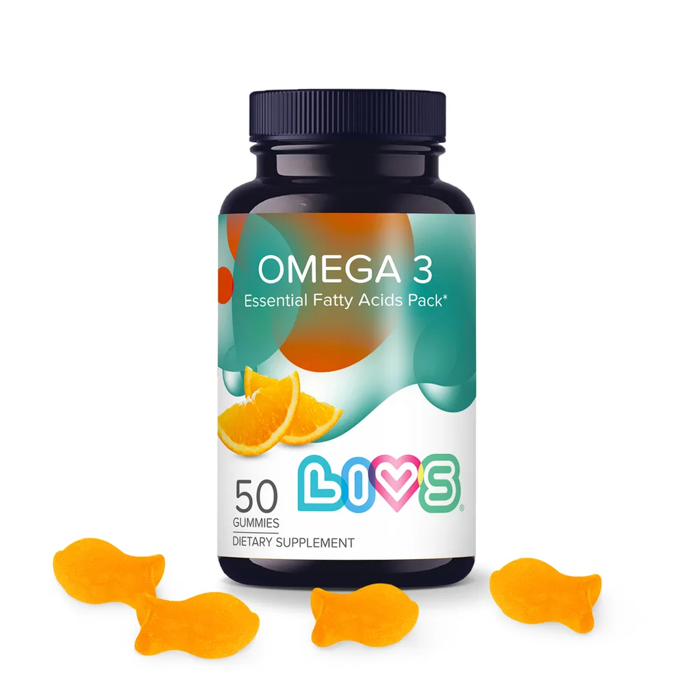 Livs Omega Acid Complex Orange Flavor 50 Chewable Pastilles 4 g