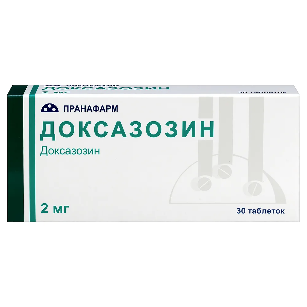 Doxazosin 2 mg 30 tablets
