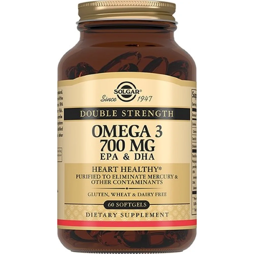 Solgar Double Omega-3 EPA and DHA 700 mg 60 capsules