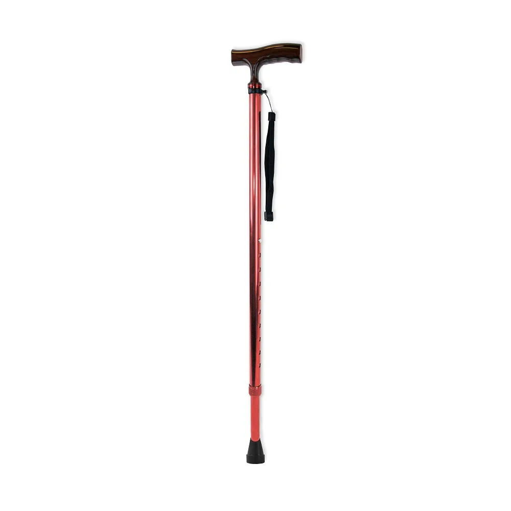 Orthopedic cane amst 25 rd plastic handle/red