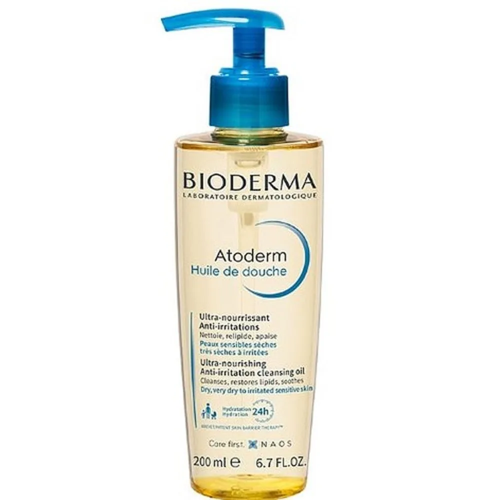 Bioderma Atoderm Ultra-Nourishing Restorative Shower Oil for Dry Sensitive and Atopic Skin 200 ml