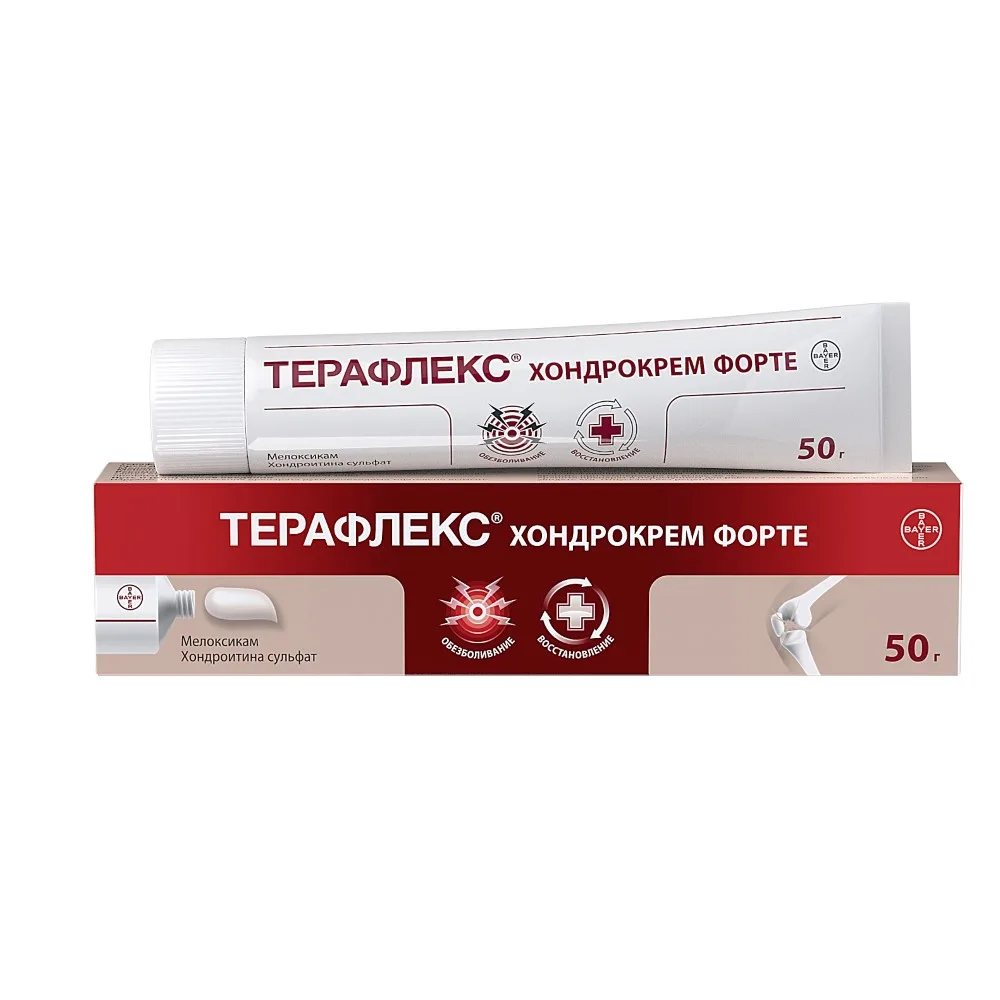 Teraflex Chondrocream Forte 10 mg/g + 50 mg/g cream for external use 50 g