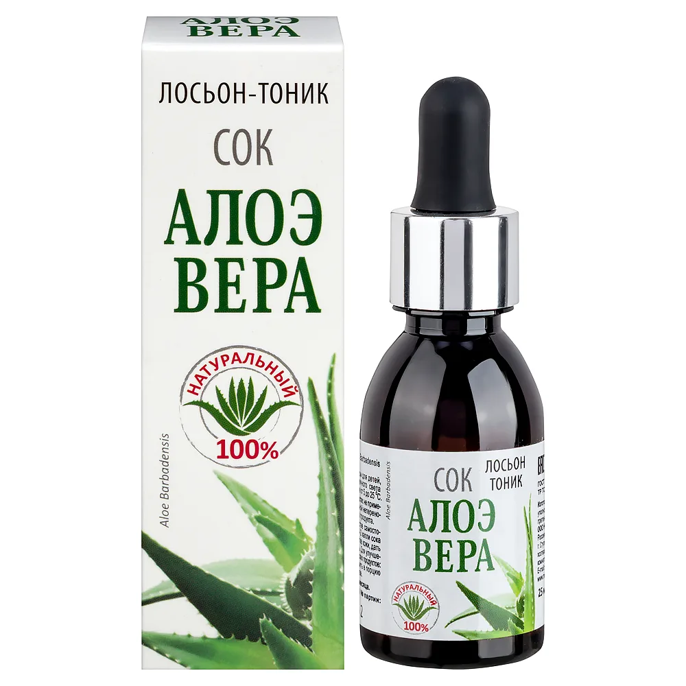 Aloe Vera Juice Natural Lotion-Tonic 25 ml