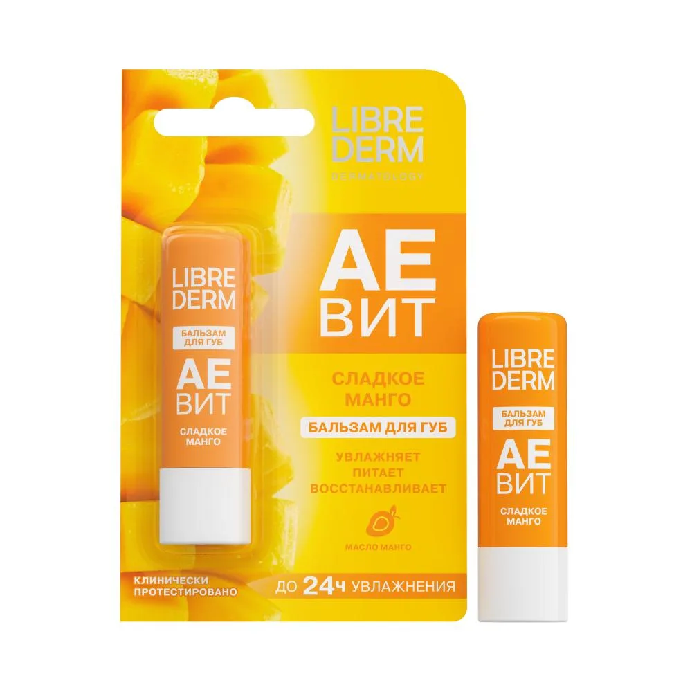 Librederm Aevit Lip Balm Sweet Mango 4 g