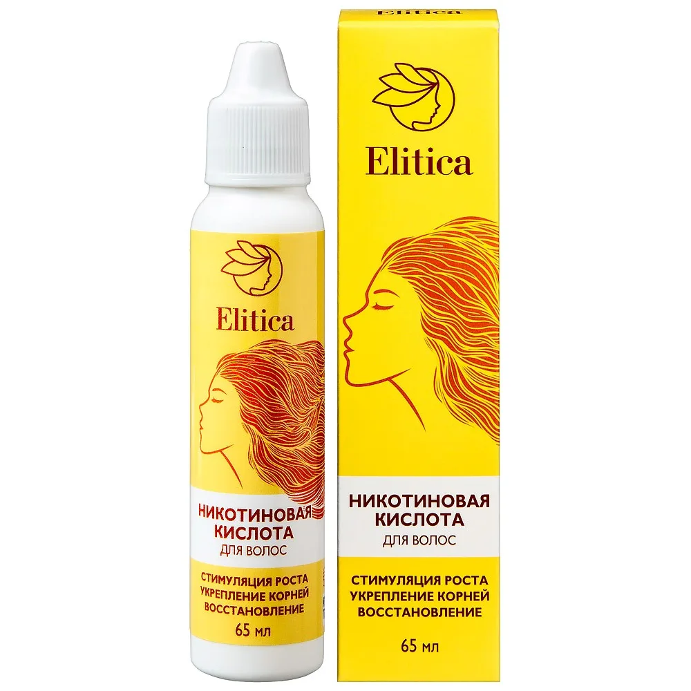 Elitika Nicotinic Acid for Hair 65 ml