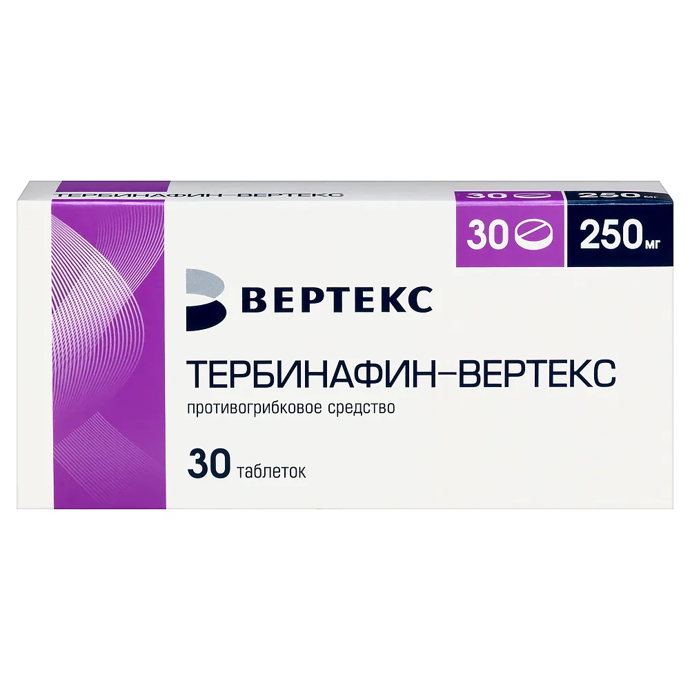 Terbinafine-Vertex 250 mg 30 tablets