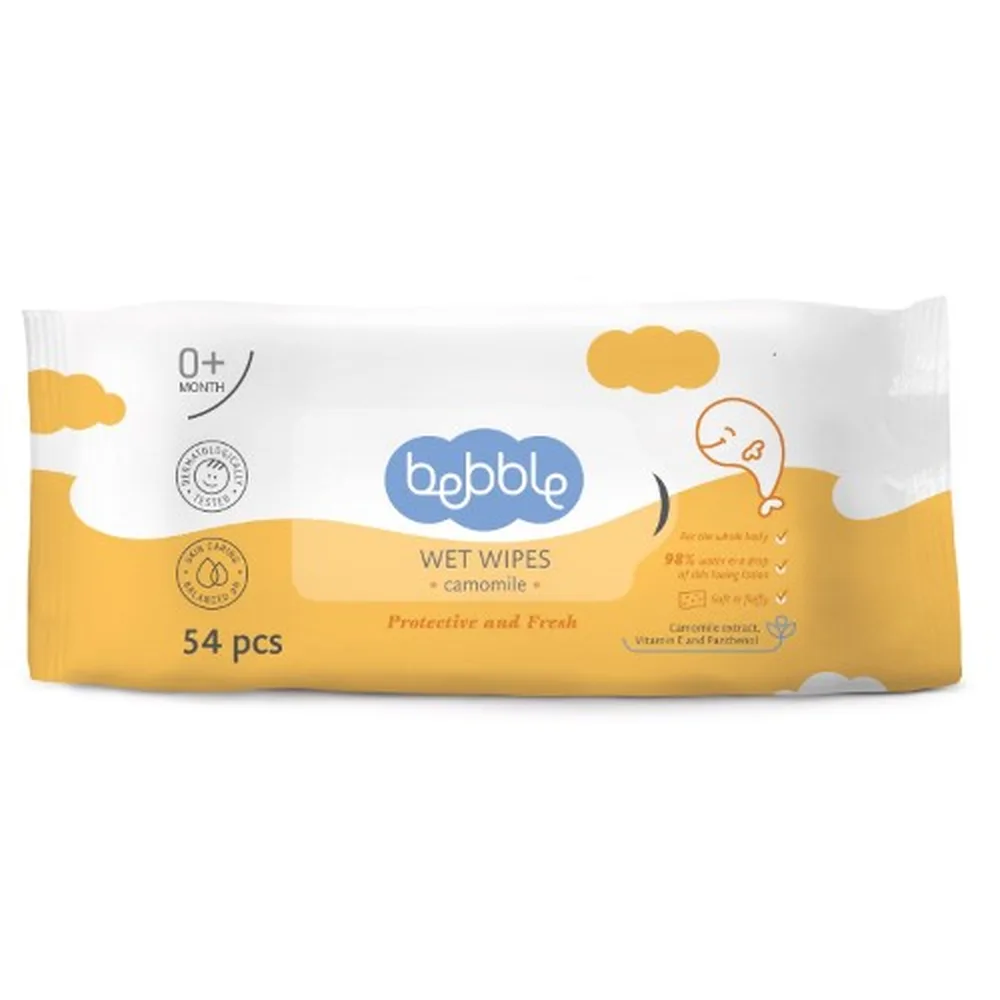 Bebble wipes 54 pcs.
