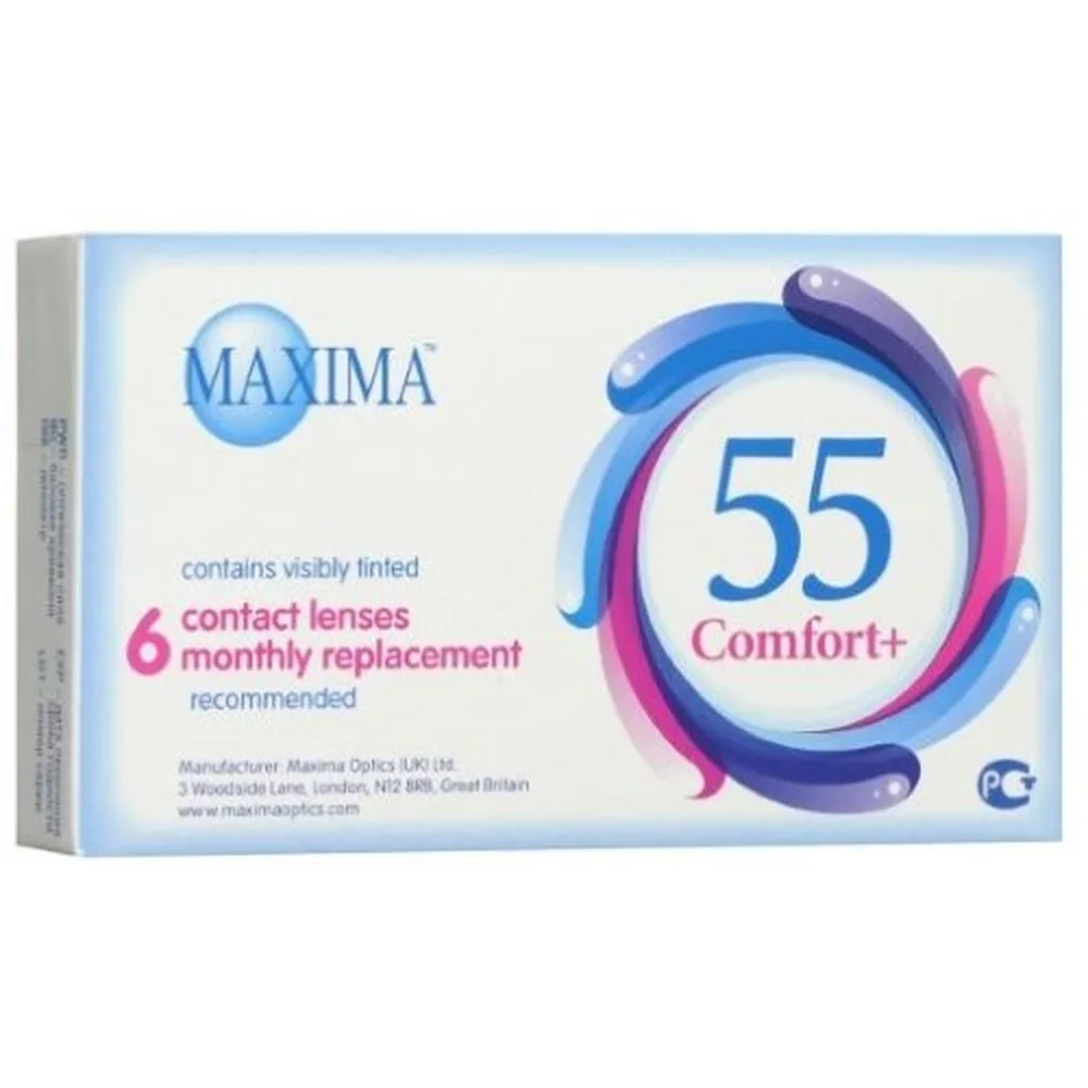 Maxima 55 Comfort + contact lenses planned replacement -5.50/ 6 pcs.