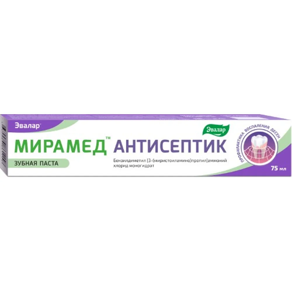 Miramed Antiseptic Toothpaste 75 ml