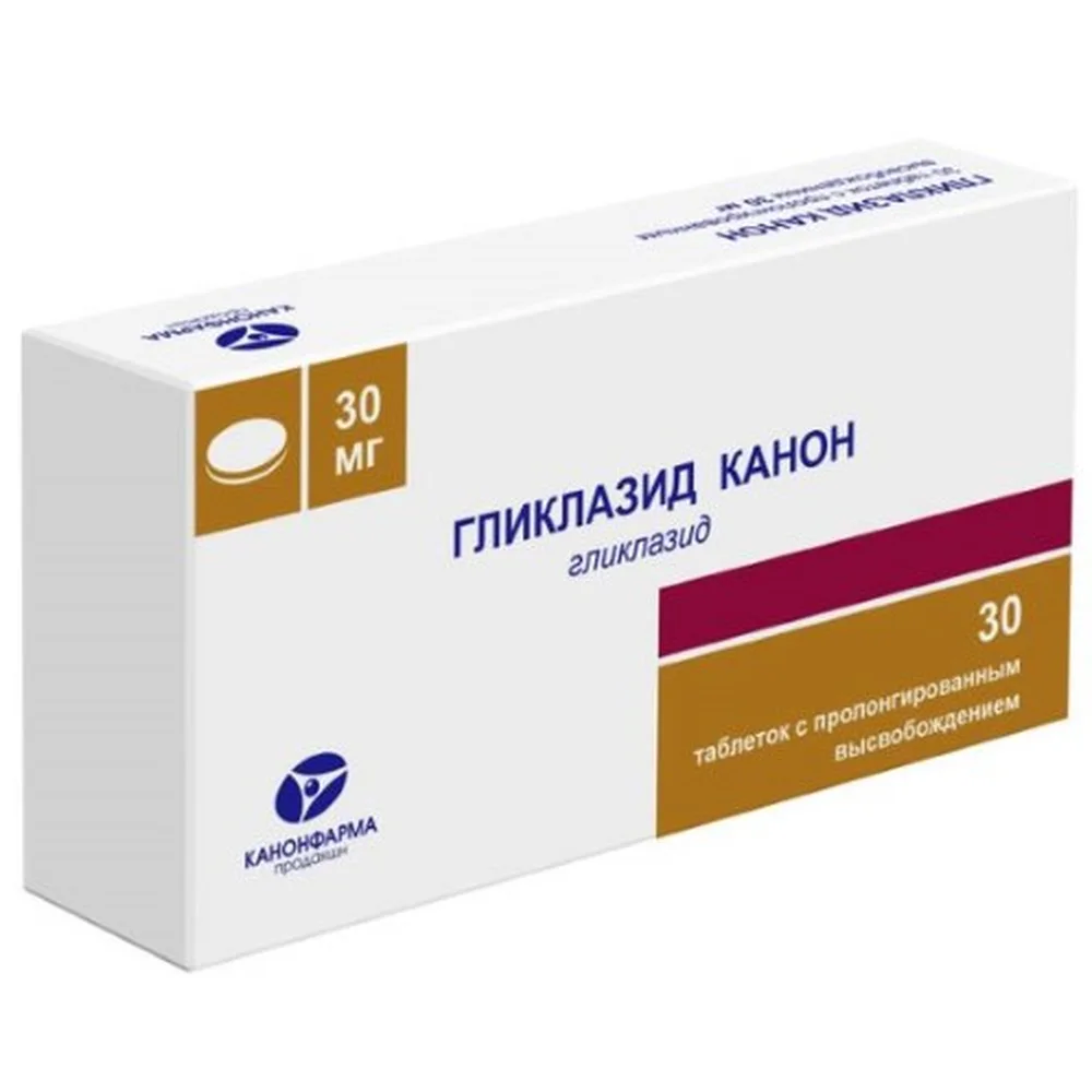 Gliclazide Canon 30 mg 30 tablets prolonged-release