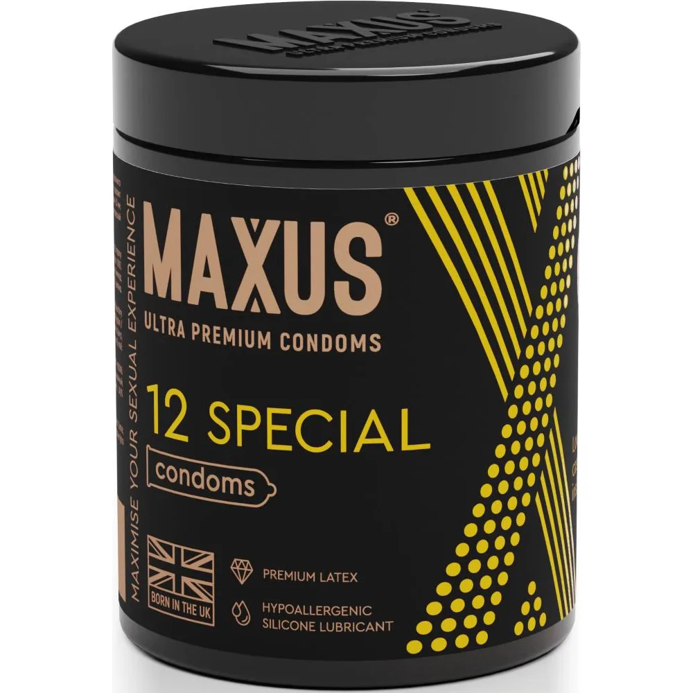 Maxus Special Dotted Ribbed Condoms 12 pcs.