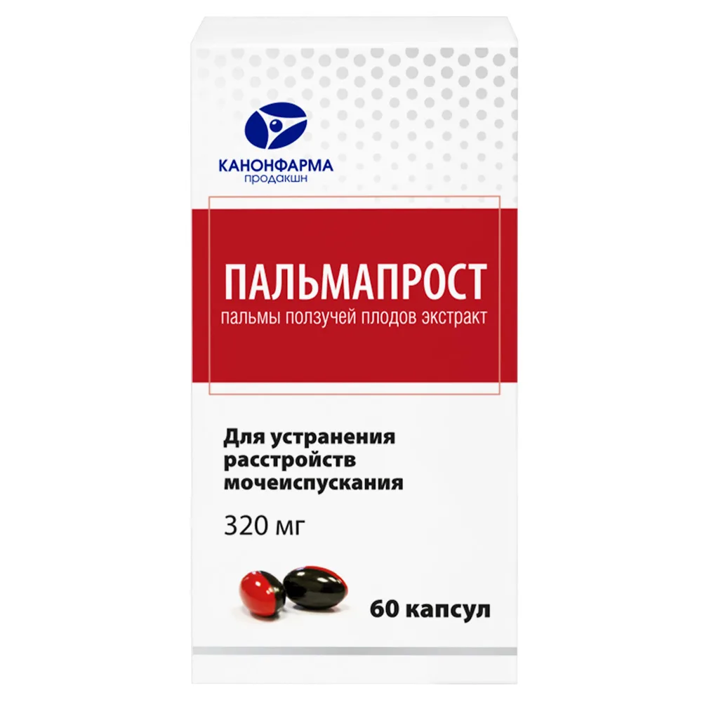 Palmoprosta 320 mg 60 capsules