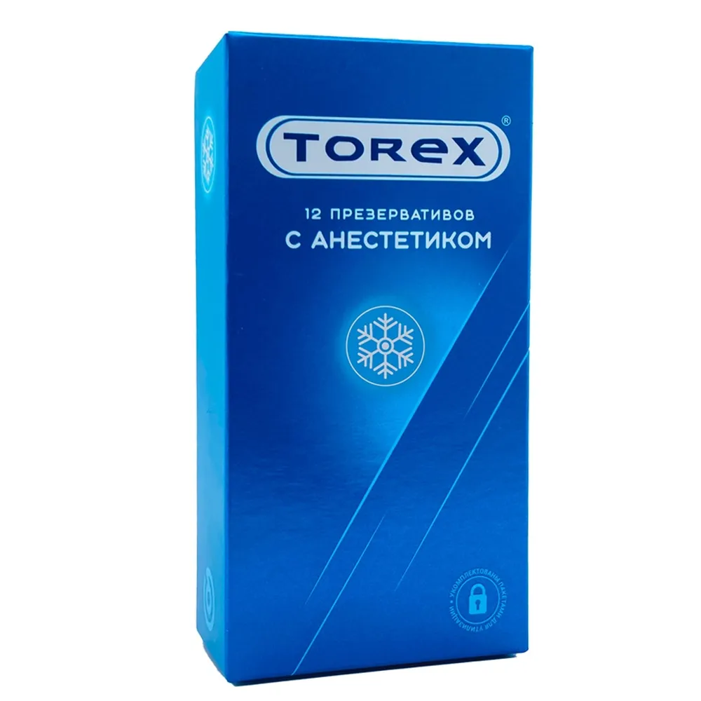 Torex Condoms with Anesthetic n12 + Disposal Bags 12 pcs.