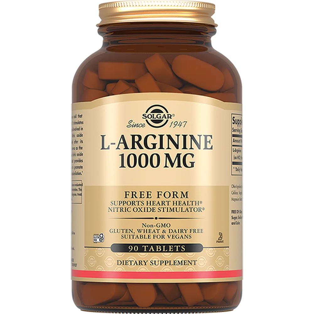 Solgar L-Arginine 1000 mg 90 tablets 1718 mg