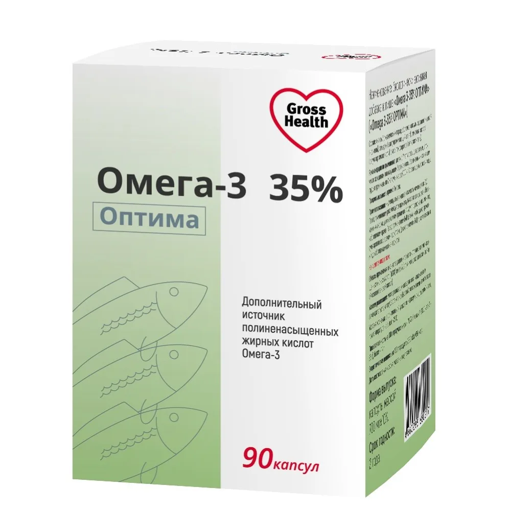 Gross Health Omega 3-35% Optima 90 Capsules 700 mg