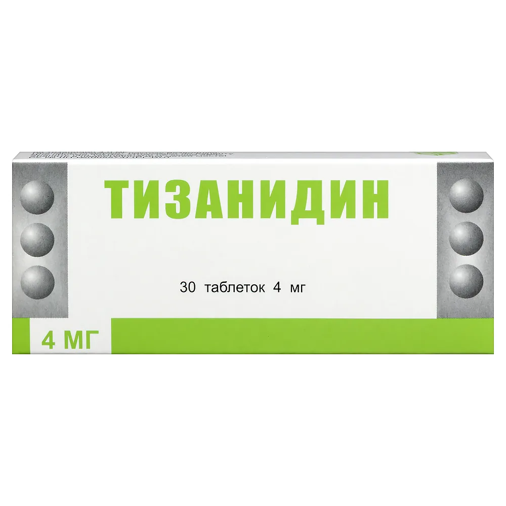 Tizanidine 4 mg 30 tablets