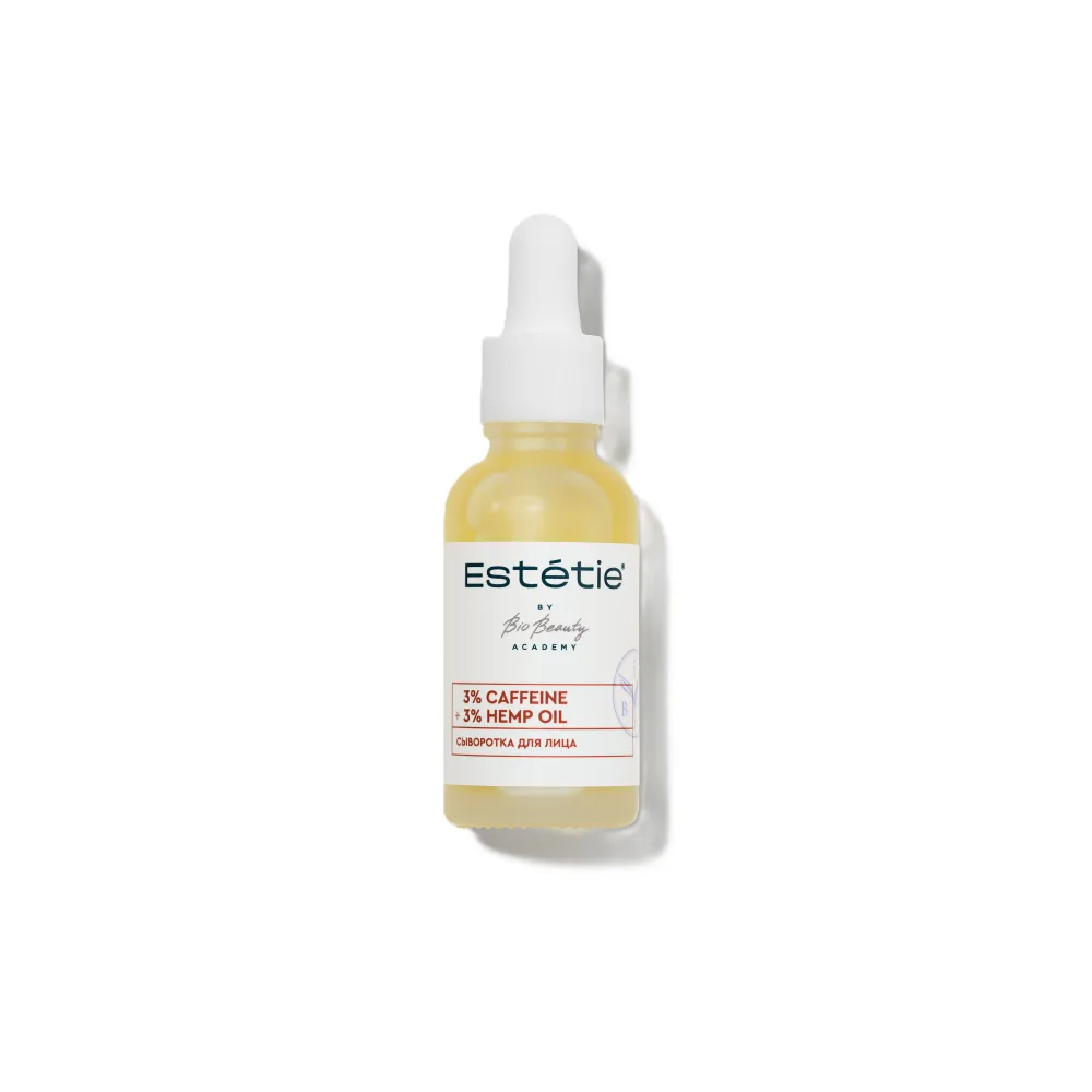 Estetie Face Serum 3% Caffeine + 3% Hemp Oil 30 ml