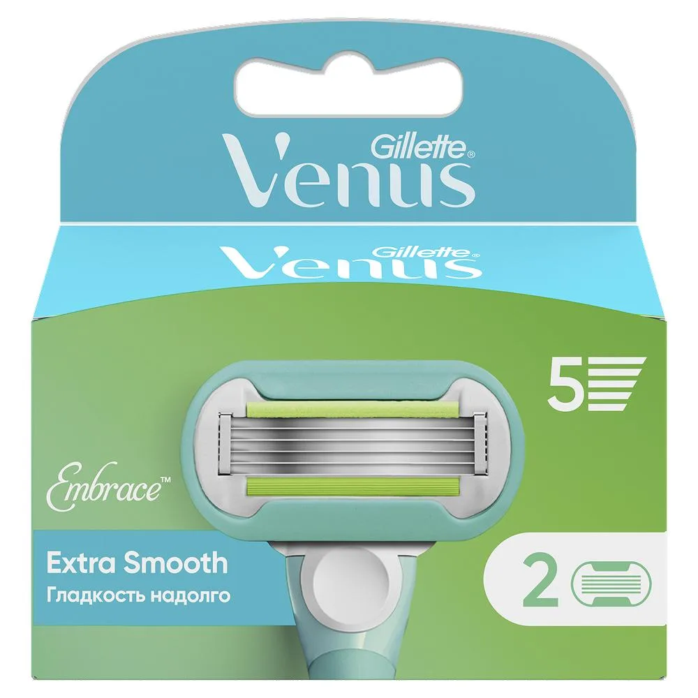 Gillette Venus Embrace Replacement Cartridges for Safety Razors 2 pcs.