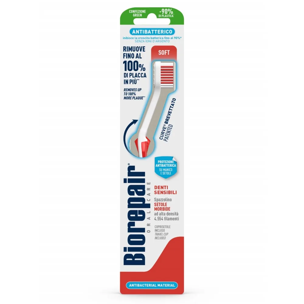 Biorepair Curved Toothbrush for Sensitive Teeth