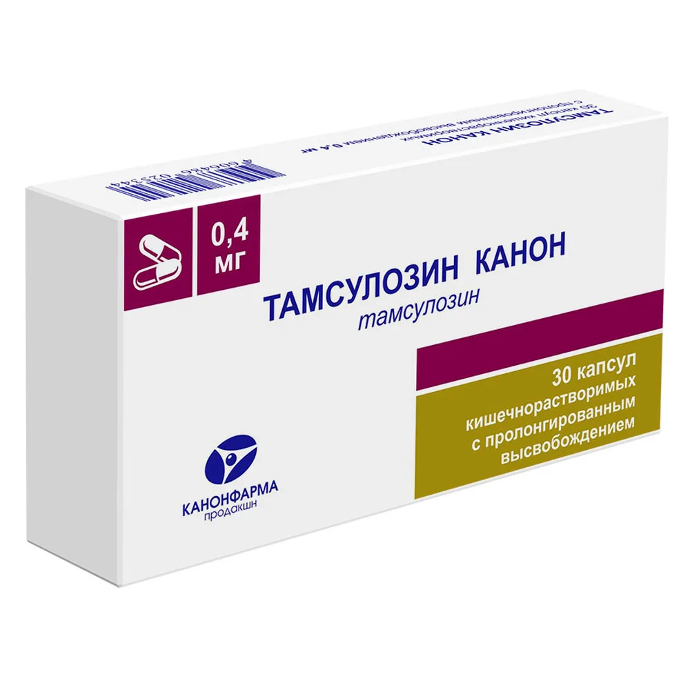 Tamsulosin Canon 0.4 mg 30 capsules enteric-coated prolonged-release
