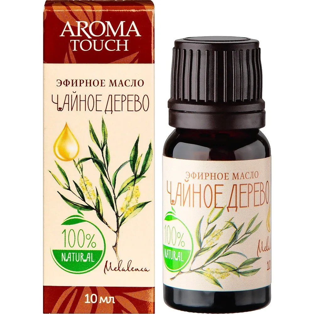 Aroma Touch Tea Tree Oil 10 ml in individual packaging