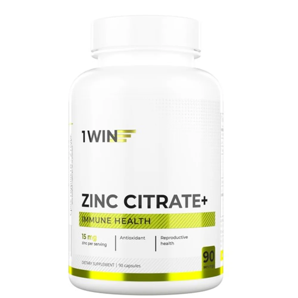1Win Zinc Citrate + 90 capsules 450 mg