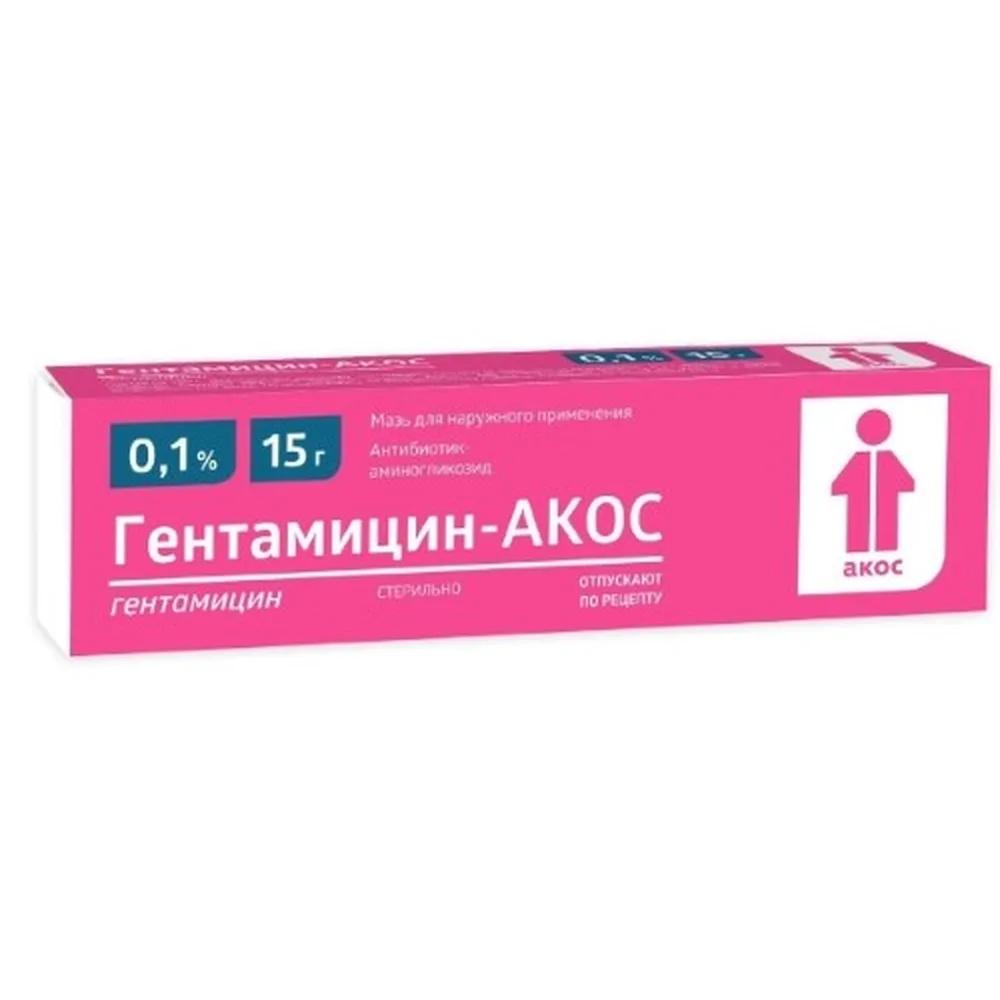 Gentamicin-Akos 0.1% ointment 15 g