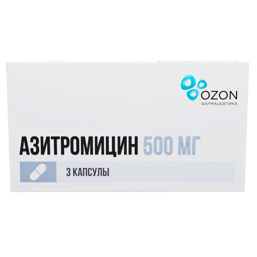 Azithromycin 500 mg 3 capsules