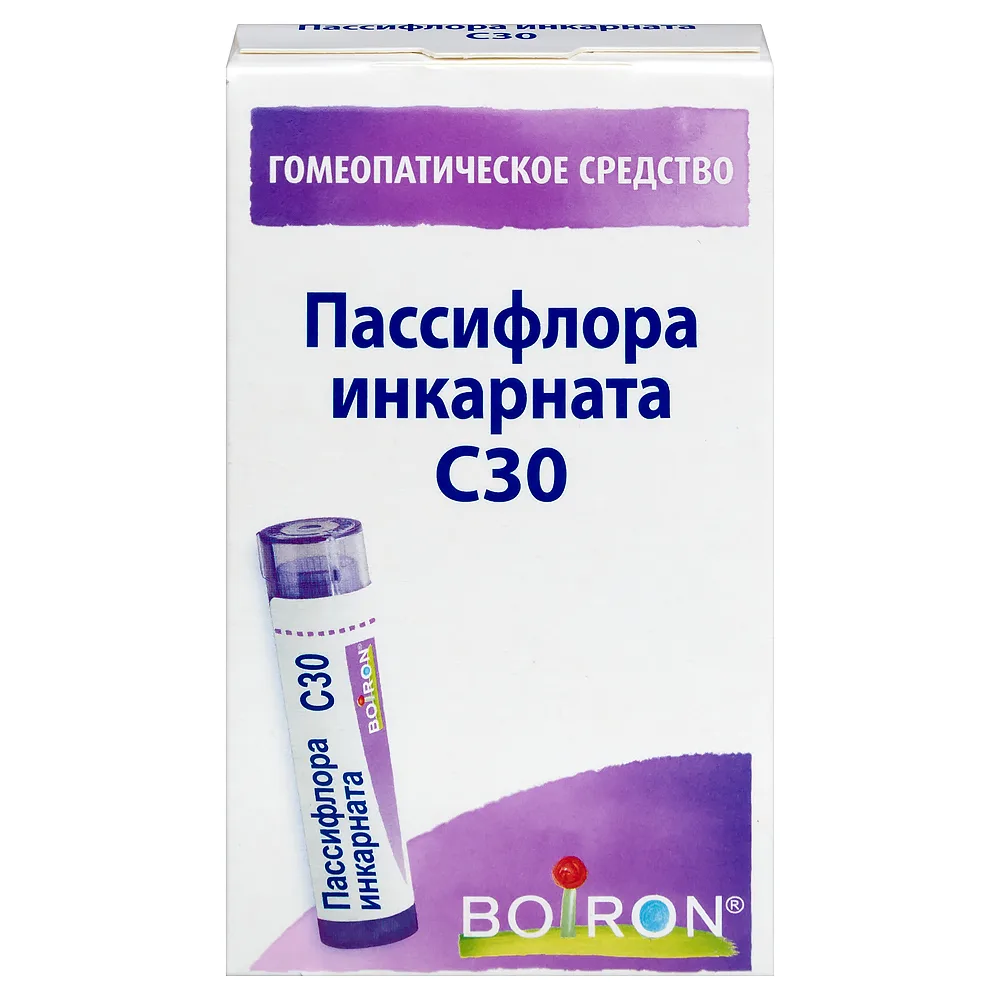 Passiflora incarnata C30 Homeopathic Monocomponent Plant-Based Remedy 4 g Homeopathic Granules
