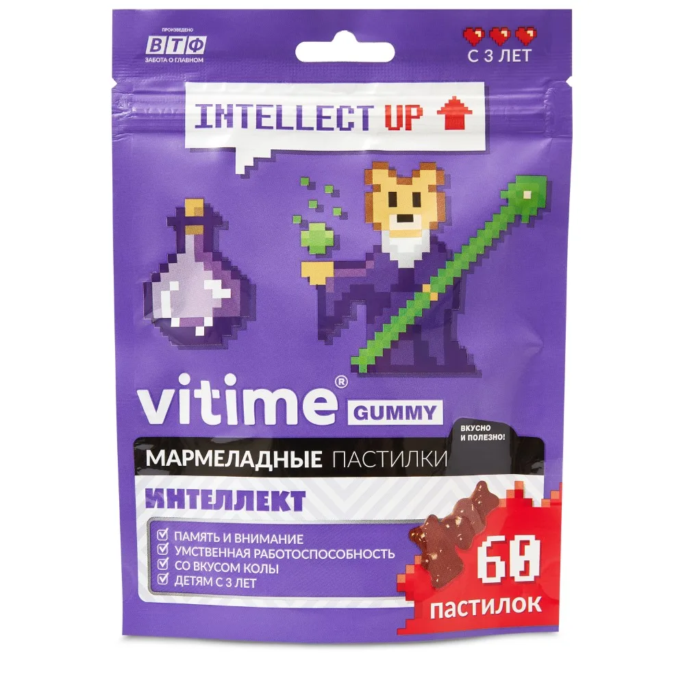 Vitime Gummy Intelligence Chewable Pastilles 60 pcs 2.5 g/coke