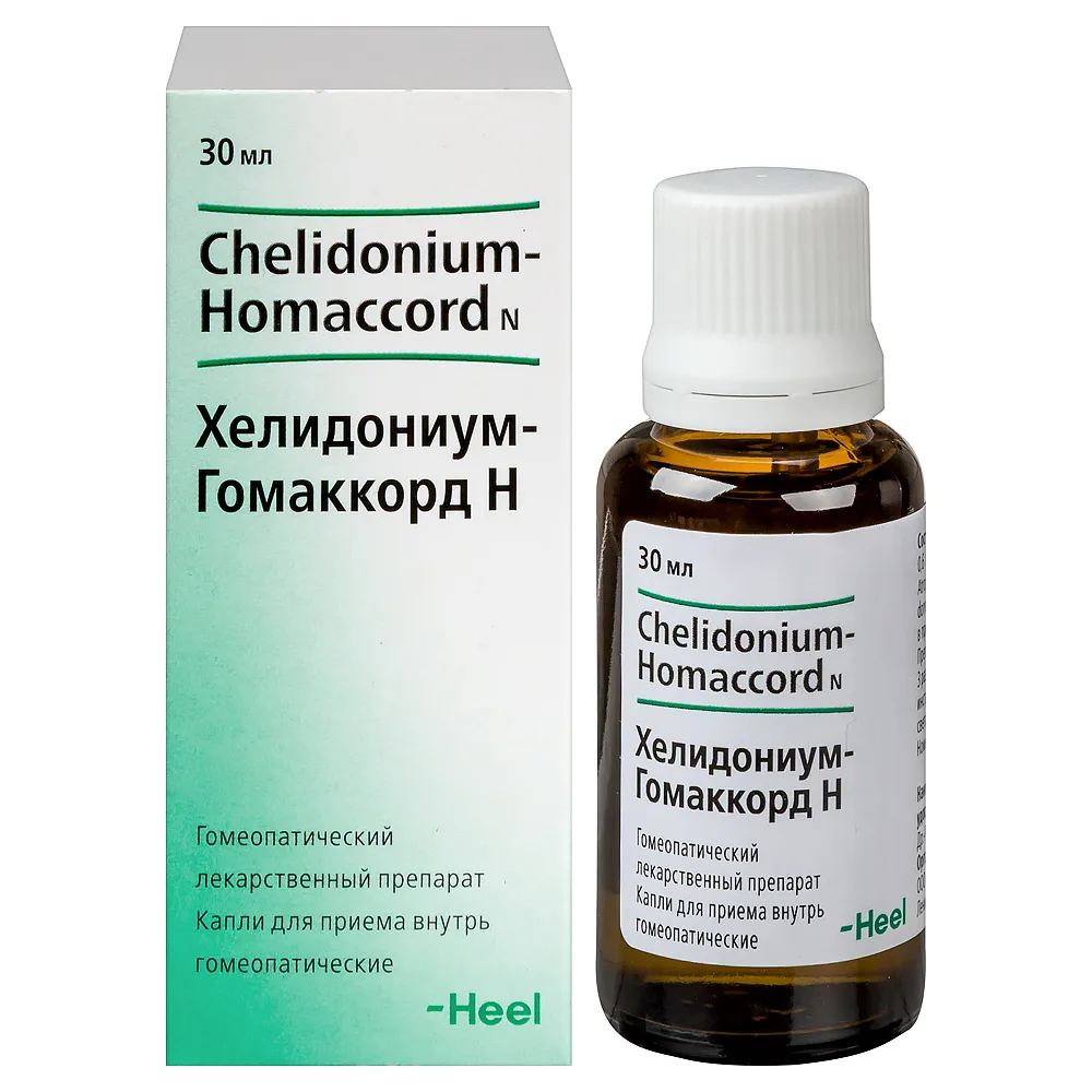 Helidonium-Homaccord drops for oral use homeopathic application 30 ml