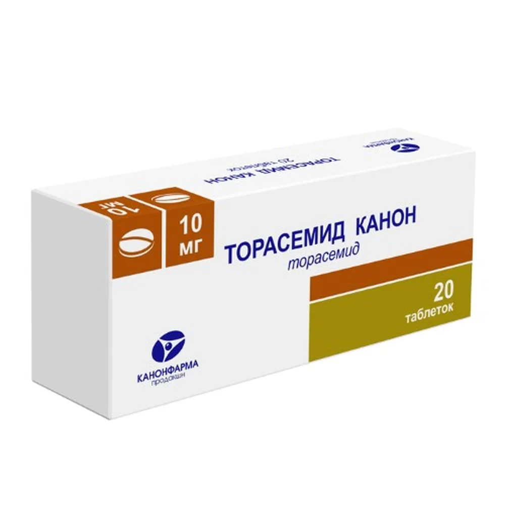 Torasemide Canon 10 mg 20 tablets