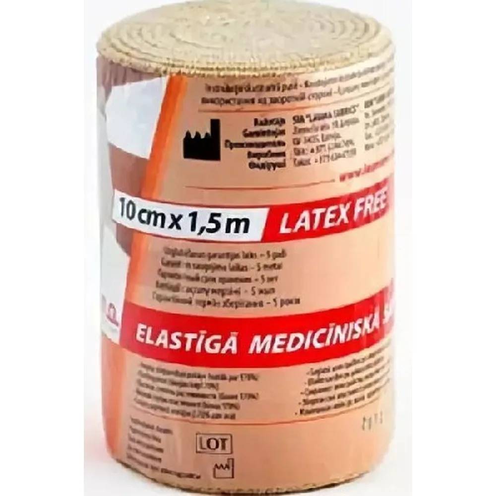 Lauma Elastic Bandage 10 cm x 1.5 m