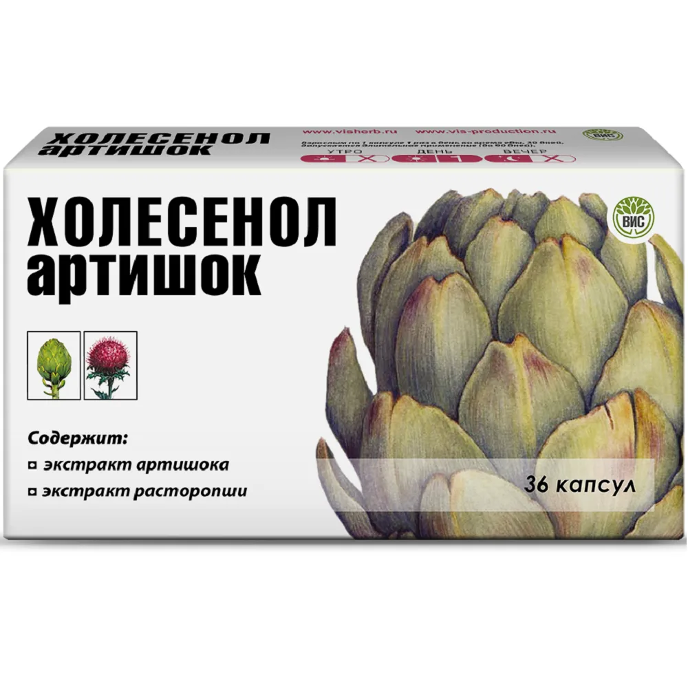 Cholesterol Artichoke 36 capsules
