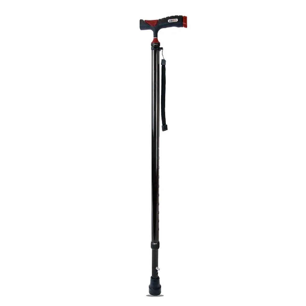 AMC 33 Support Metal Walking Cane with Anti-Slip Device (UPS)/Black