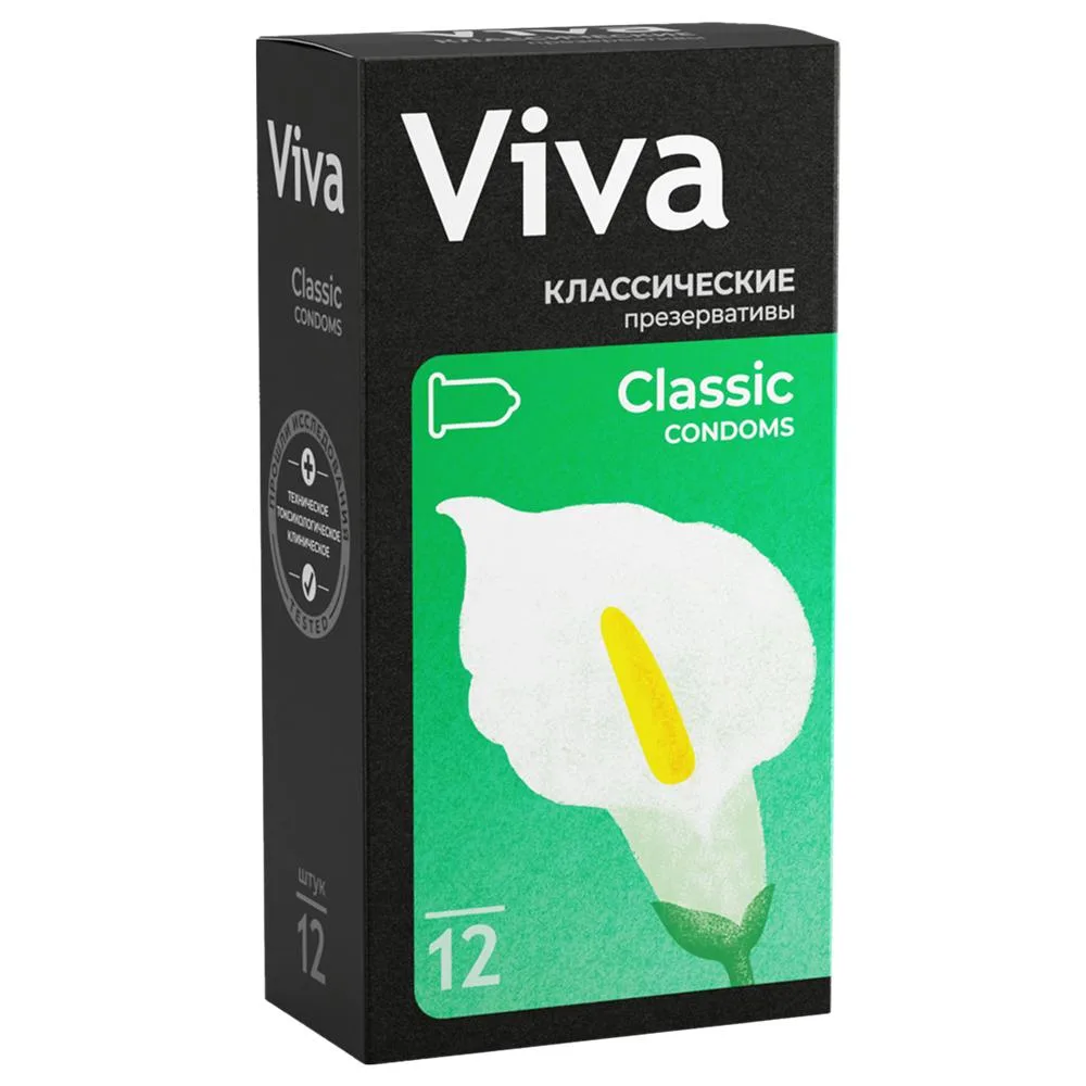Viva Classic Condoms 12 pcs.