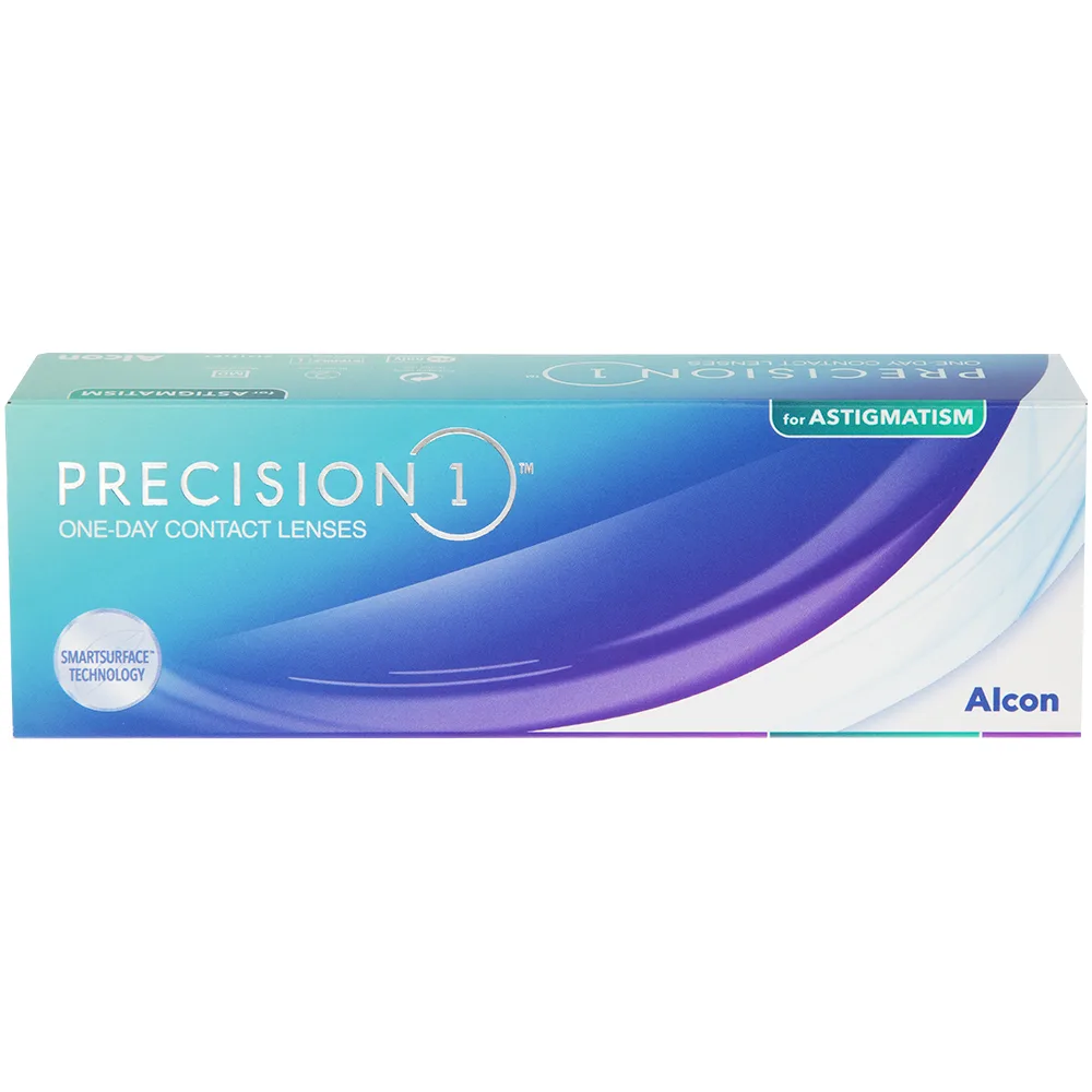 Alcon Precision1 for Astigmatism Daily Contact Lenses -1.25/180 8.5/14.5/-6.50 30 pcs.