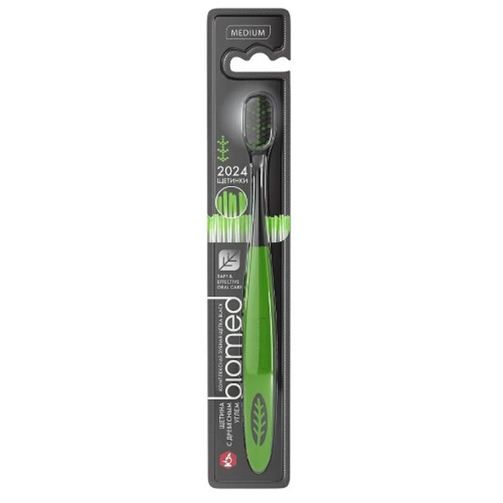 Biomed Black Medium Toothbrush