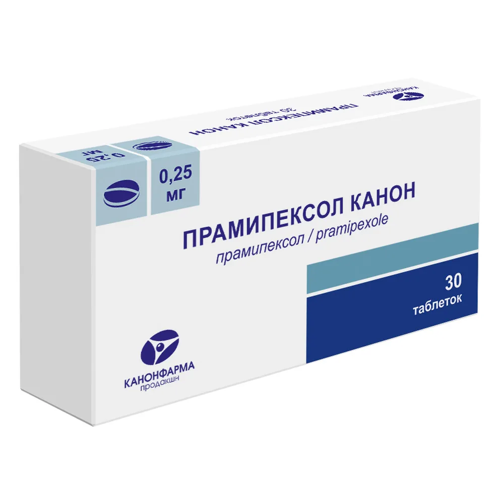Pramipexole Canon 0.25 mg 30 tablets