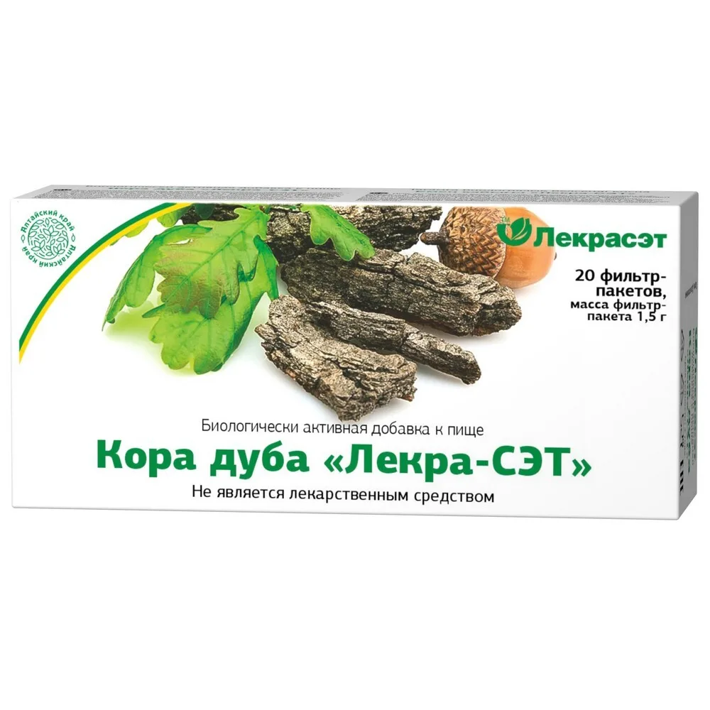 Oak Bark Lekra-Set 1.5 20 pcs. filter bags