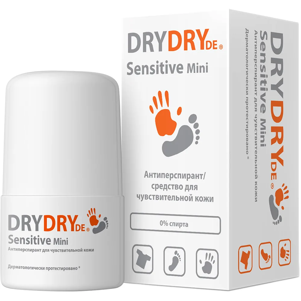 Dry dry de sensitive mini antiperspirant for sensitive skin 20 ml