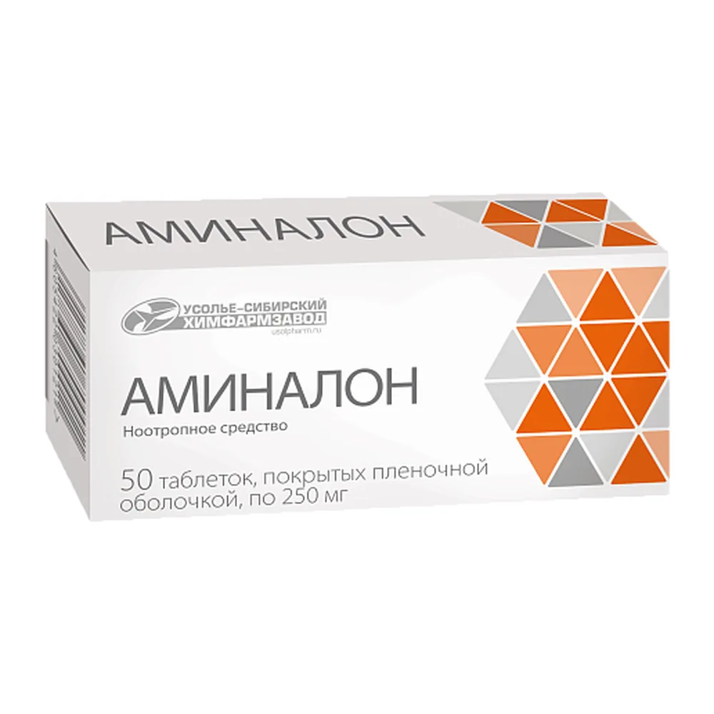 Aminalon 250 mg 50 coated tablets