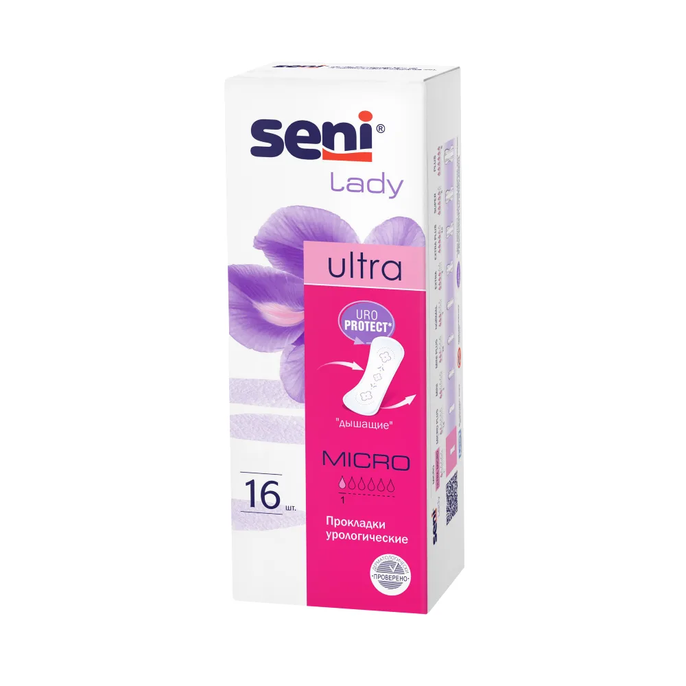 Seni Lady Ultra Micro Urological Pads for Women 16 pcs.