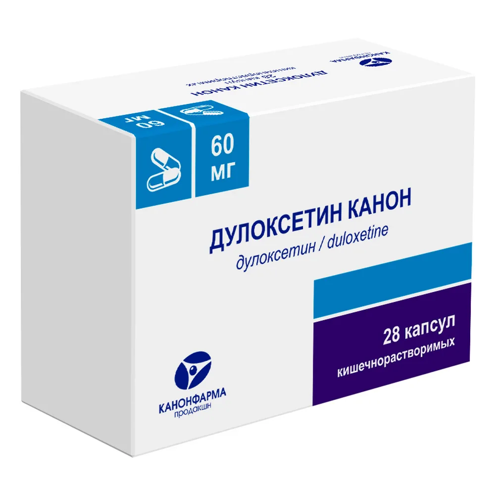 Duloxetine Canon 60 mg 28 capsules enteric-coated