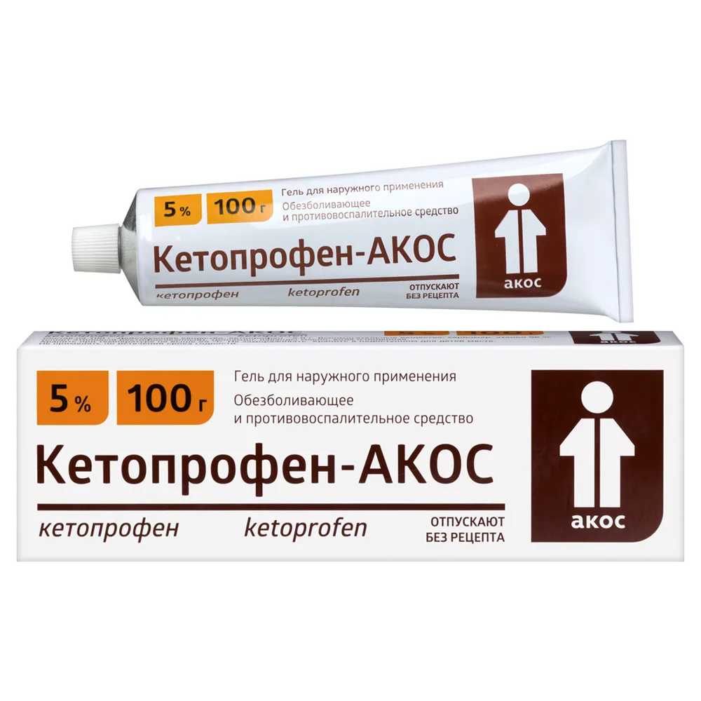 Ketoprofen-Akos 5% gel for external use 100 g