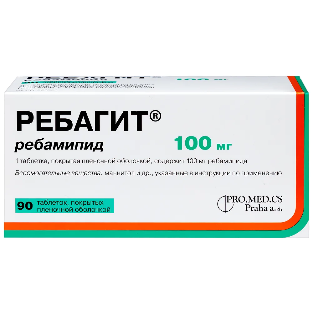 Rebagit 100 mg 90 coated tablets