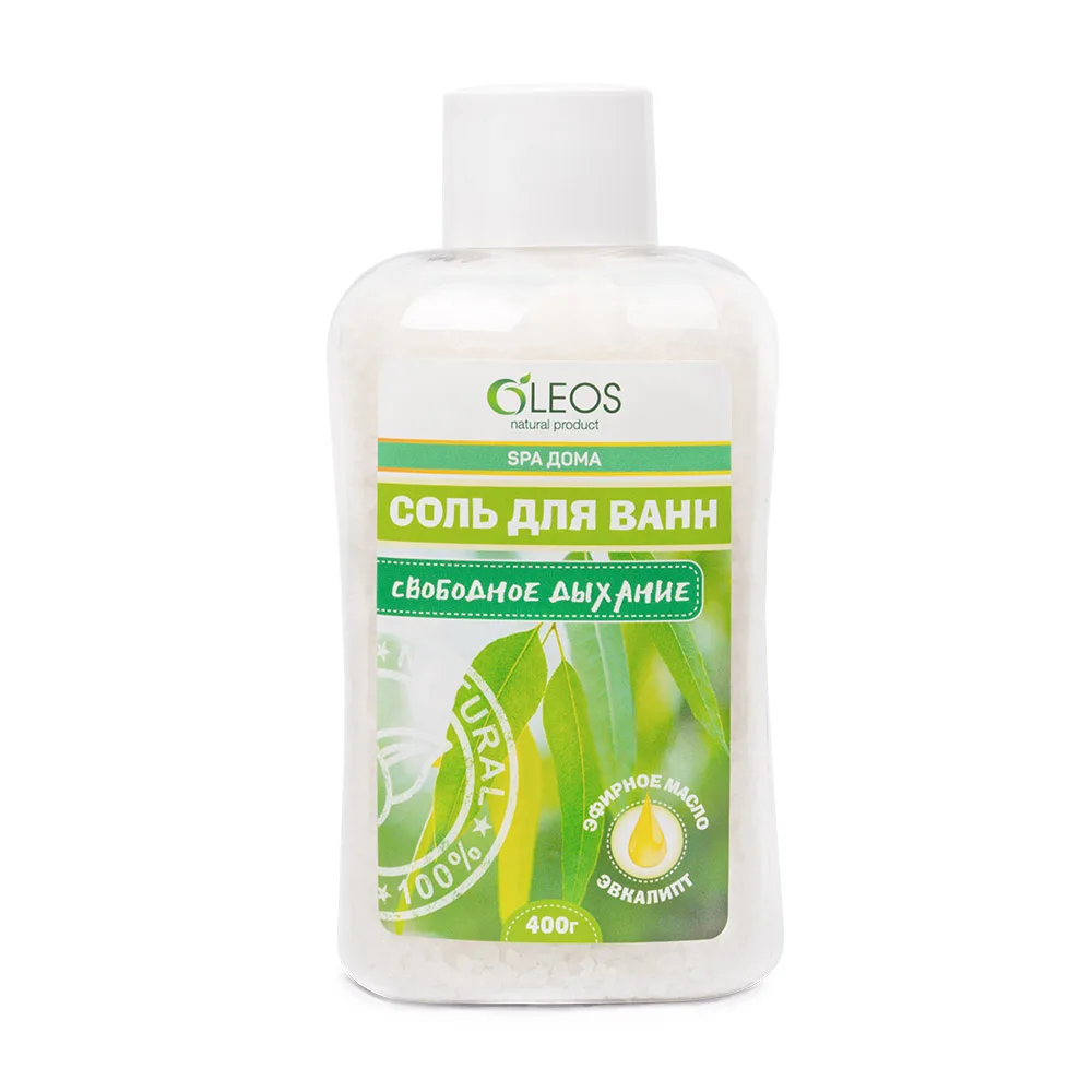 Oleos Sea Salt for Bath Free Breathing 400 g