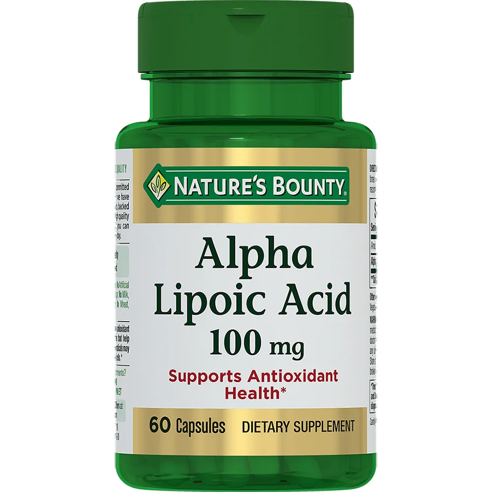 Nature's Bounty Alpha-Lipoic Acid 100 mg 60 capsules 470 mg