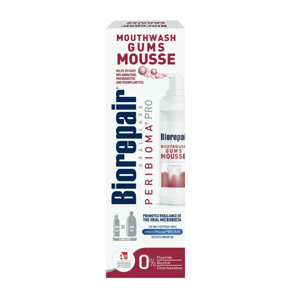 Biorepair Peribioma Oral Cavity Mousse 200 ml